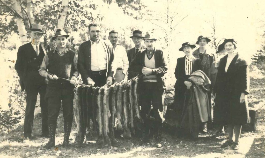 1937 Salmon Brook Camps Boiestown NB Central New Brunswick Woodmen's