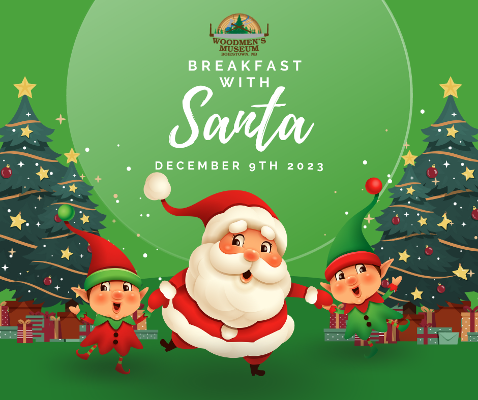 Green Modern Santa Claus Cartoon Merry Christmas Facebook Post (1)