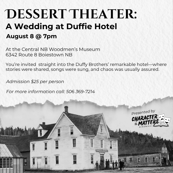 Dessert Theater A Wedding at Duffie Motel
